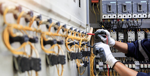 Professional Electrician technician working in The Plains, OH